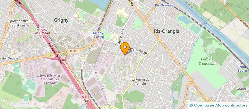 localisation de l'entreprise MONSIEUR BASSIROU WARR  RIS-ORANGIS