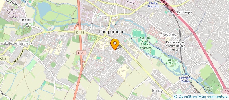 localisation de l'entreprise MONSIEUR BASSITIGUI DAO à LONGJUMEAU
