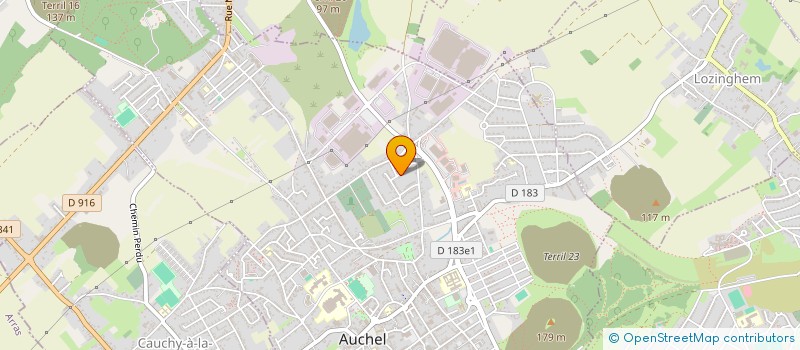 localisation de l'entreprise MONSIEUR BASTIAN ANTOINE  AUCHEL