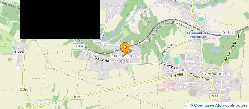 localisation de l'entreprise MONSIEUR BASTIAN APPORT  LA CELLE-SUR-MORIN