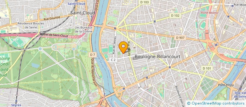 localisation de l'entreprise MONSIEUR BASTIAN AUBOURG à BOULOGNE-BILLANCOURT