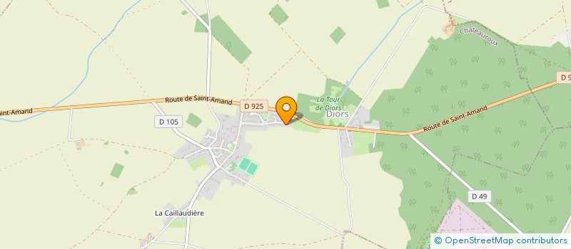 localisation de l'entreprise MONSIEUR BASTIAN BILLARD à DIORS
