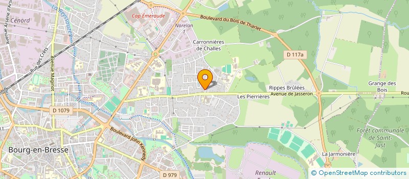 localisation de l'entreprise MONSIEUR BASTIAN DEPASSE à BOURG-EN-BRESSE