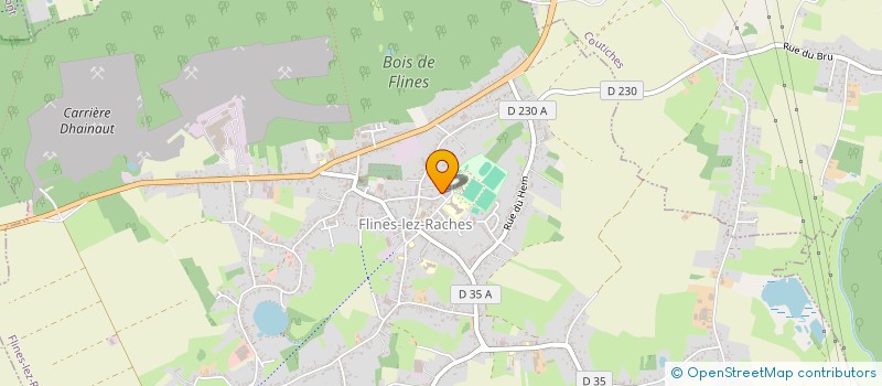 localisation de l'entreprise MONSIEUR BASTIAN DERYCKX  FLINES-LEZ-RACHES