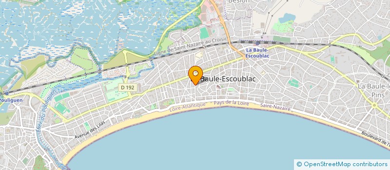 localisation de l'entreprise MONSIEUR BASTIAN GEORGES à LA BAULE-ESCOUBLAC
