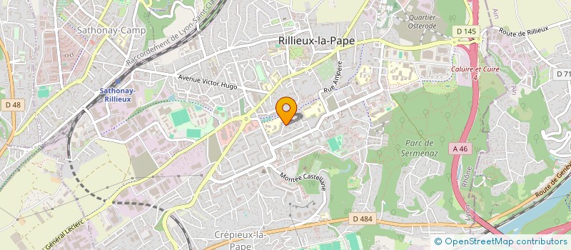 localisation de l'entreprise MONSIEUR BASTIAN GROSSET  RILLIEUX-LA-PAPE