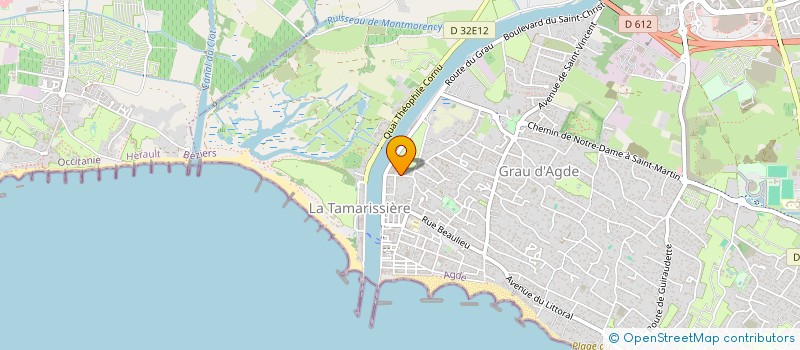 localisation de l'entreprise MONSIEUR BASTIAN MIRETE  AGDE