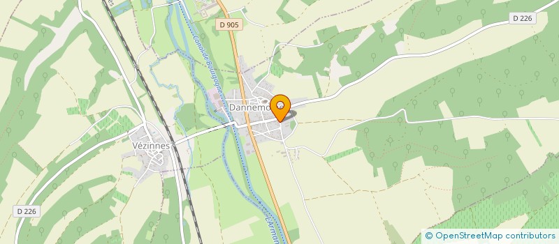 localisation de l'entreprise MONSIEUR BASTIAN PEYROUX  DANNEMOINE