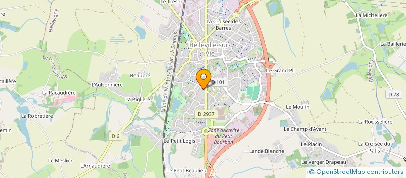 localisation de l'entreprise MONSIEUR BASTIAN ROBIN  BELLEVIGNY