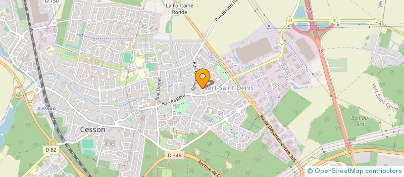 localisation de l'entreprise MONSIEUR BASTIE LAWRANCE  VERT-SAINT-DENIS