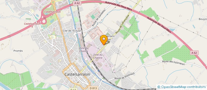 localisation de l'entreprise MONSIEUR BASTIEN ABEL  CASTELSARRASIN