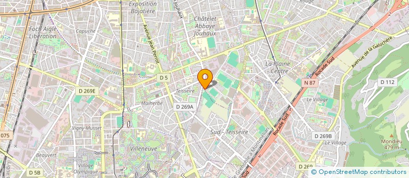 localisation de l'entreprise MONSIEUR BASTIEN AELBRECHT  GRENOBLE