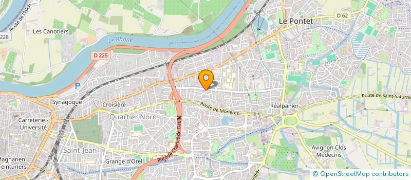 localisation de l'entreprise MONSIEUR BASTIEN AIMEDIEU  LE PONTET