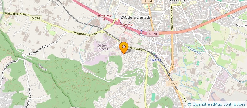 localisation de l'entreprise MONSIEUR BASTIEN ALBERTINI  HYERES