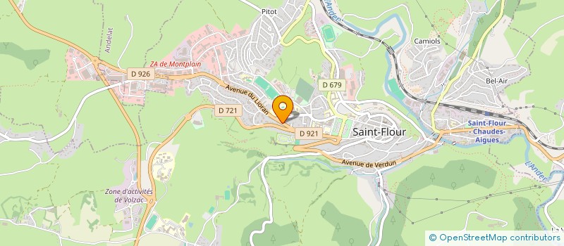localisation de l'entreprise MONSIEUR BASTIEN ALLARD à SAINT-FLOUR