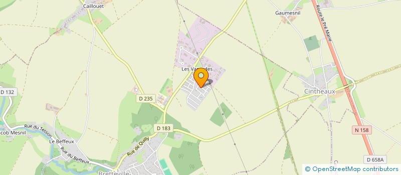 localisation de l'entreprise MONSIEUR BASTIEN ALLAVENA  BRETTEVILLE-SUR-LAIZE