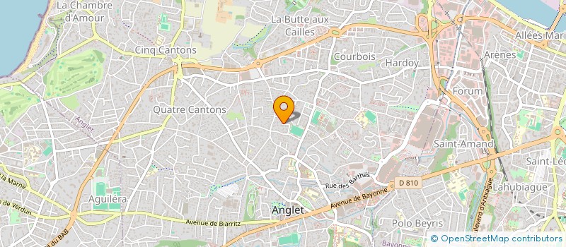 localisation de l'entreprise MONSIEUR BASTIEN ALLEMAN  ANGLET