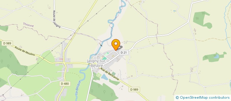 localisation de l'entreprise MONSIEUR BASTIEN ALLEVARD  JALIGNY-SUR-BESBRE