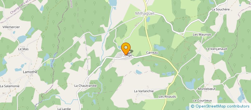 localisation de l'entreprise MONSIEUR BASTIEN ARNAUDON à MAISONNAIS-SUR-TARDOIRE