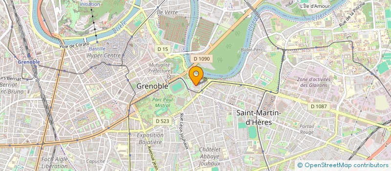 localisation de l'entreprise MONSIEUR BASTIEN AUDE  GRENOBLE