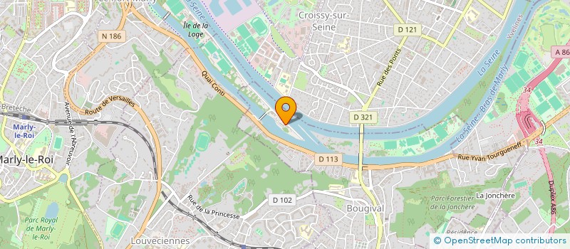 localisation de l'entreprise MONSIEUR BASTIEN AUFRERE  BOUGIVAL