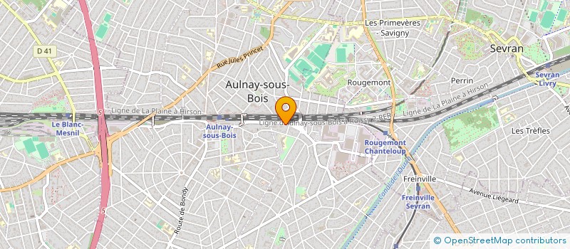 localisation de l'entreprise MONSIEUR BASTIEN AUGER à AULNAY-SOUS-BOIS