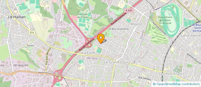 localisation de l'entreprise MONSIEUR BASTIEN AUMOND  EYSINES