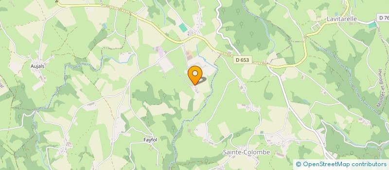 localisation de l'entreprise MONSIEUR BASTIEN AZAM  LABATHUDE