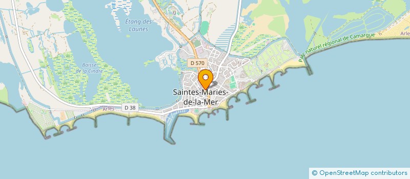 localisation de l'entreprise MONSIEUR BASTIEN BACHINI à SAINTES-MARIES-DE-LA-MER