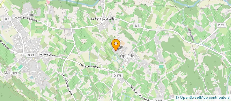 localisation de l'entreprise MONSIEUR BASTIEN BALCOU  OPPEDE