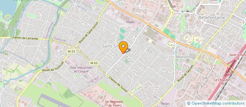 localisation de l'entreprise MONSIEUR BASTIEN BALUSSOU à TOULOUSE