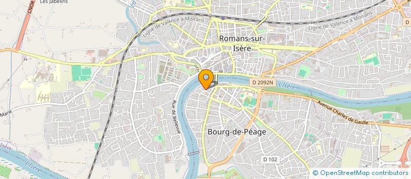 localisation de l'entreprise MONSIEUR BASTIEN BARBE  BOURG-DE-PEAGE