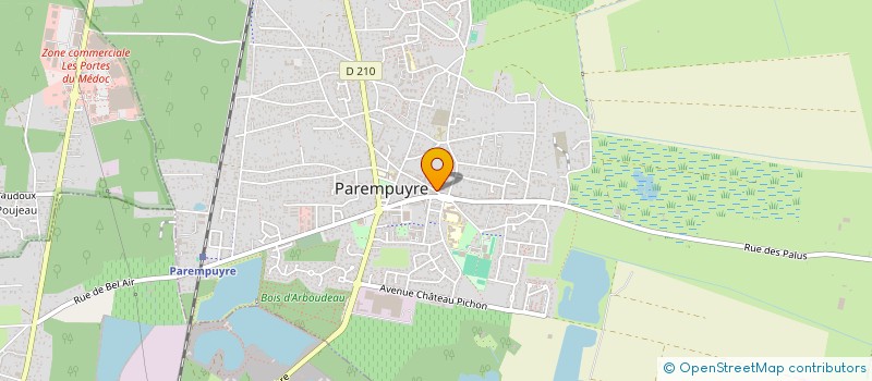 localisation de l'entreprise MONSIEUR BASTIEN BARBE  LUDON-MEDOC