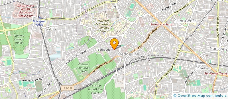 localisation de l'entreprise MONSIEUR BASTIEN BARDONESCHI  BORDEAUX