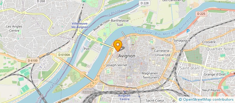 localisation de l'entreprise MONSIEUR BASTIEN BARICAULT  AVIGNON