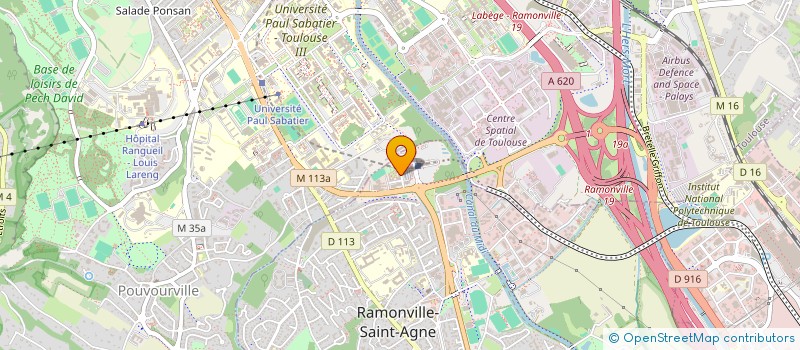localisation de l'entreprise MONSIEUR BASTIEN BARRAU à RAMONVILLE-SAINT-AGNE