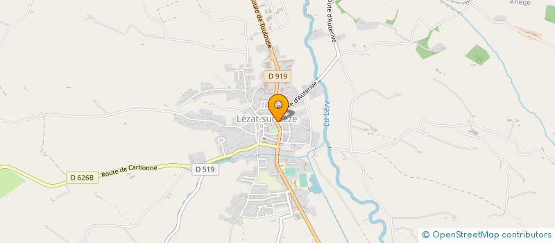 localisation de l'entreprise MONSIEUR BASTIEN BARRERE à LEZAT-SUR-LEZE