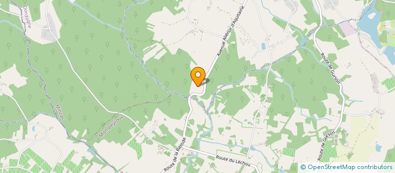 localisation de l'entreprise MONSIEUR BASTIEN BARRET  VILLEFRANCHE-DE-LONCHAT