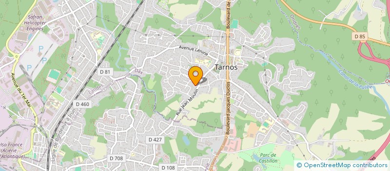 localisation de l'entreprise MONSIEUR BASTIEN BARRITAUD  TARNOS