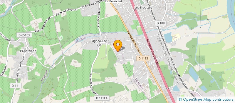 localisation de l'entreprise MONSIEUR BASTIEN BARSACQ  CADAUJAC