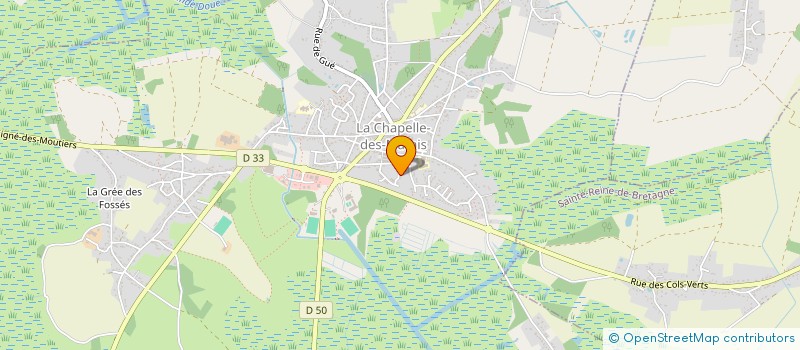 localisation de l'entreprise MONSIEUR BASTIEN BAUDOUIN  LA CHAPELLE-DES-MARAIS