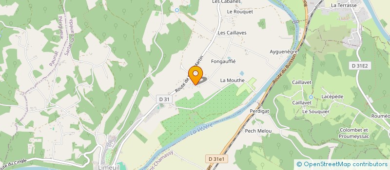 localisation de l'entreprise MONSIEUR BASTIEN BAUNAT  LIMEUIL