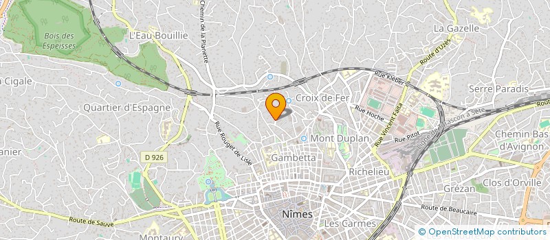 localisation de l'entreprise MONSIEUR BASTIEN BAUTHEAC à NIMES