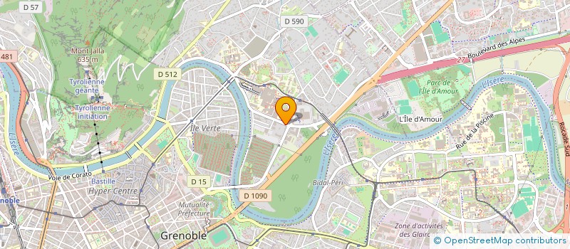 localisation de l'entreprise MONSIEUR BASTIEN BAUWENS  LA TRONCHE