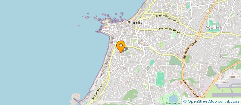 localisation de l'entreprise MONSIEUR BASTIEN BEHERETCHE à BIARRITZ