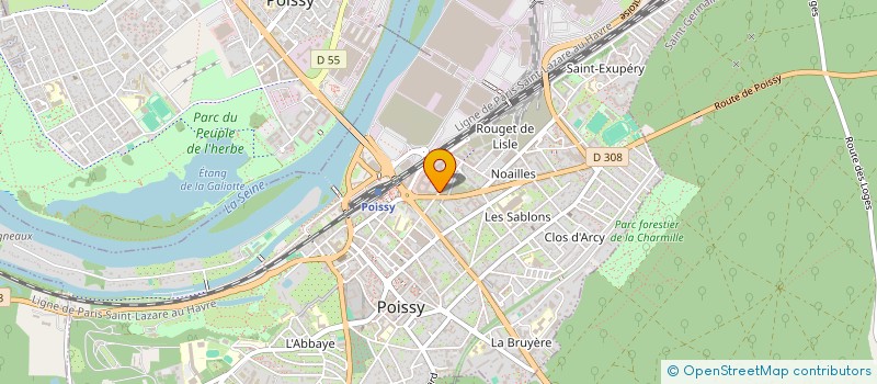 localisation de l'entreprise MONSIEUR BASTIEN BERARDI à POISSY