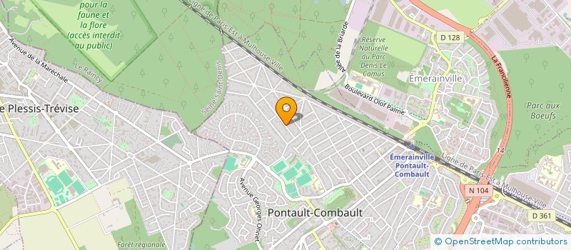 localisation de l'entreprise MONSIEUR BASTIEN BERGER à PONTAULT-COMBAULT