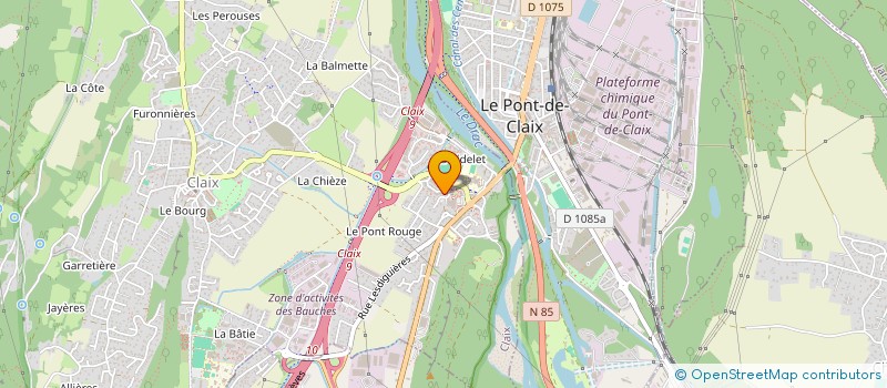 localisation de l'entreprise MONSIEUR BASTIEN BERTRAND à CLAIX