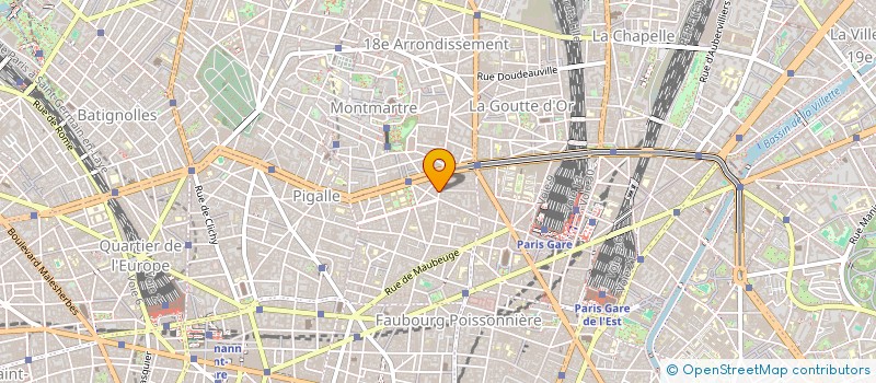 localisation de l'entreprise MONSIEUR BASTIEN BEUDET  PARIS