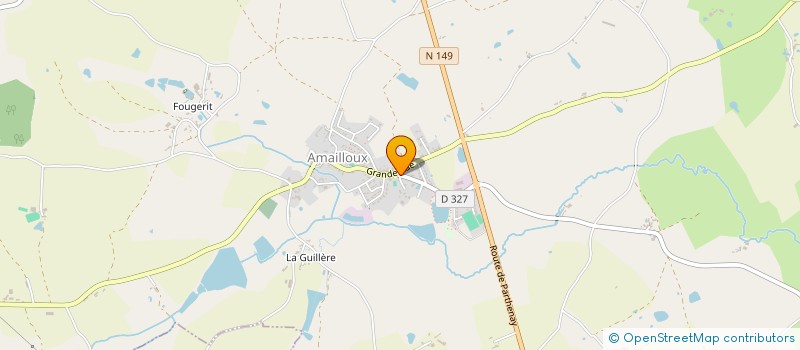 localisation de l'entreprise MONSIEUR BASTIEN BICHON  FAYE-L'ABBESSE